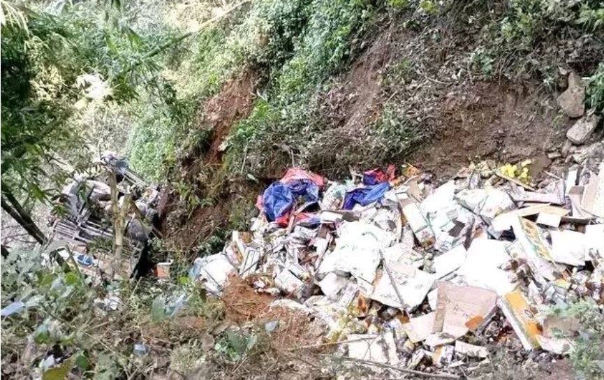 डोटीमा मिनी ट्रक दुर्घटना, चालकसहित तीन जनाको मृत्यु