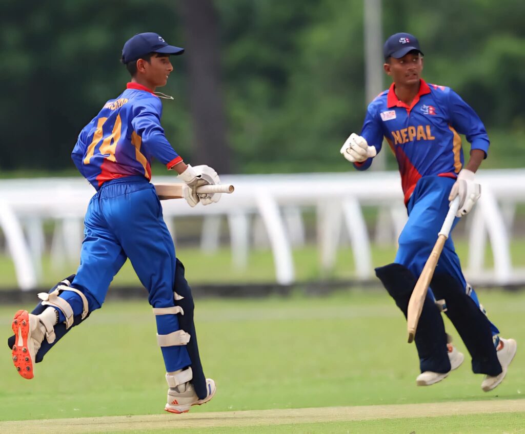 एसिसी यू–१६ इस्ट जोन कप: इन्डोनेसियामाथि कीर्तिमानी ३७० रनको फराकिलो जित, नेपाल सेमिफाइनलमा प्रवेश