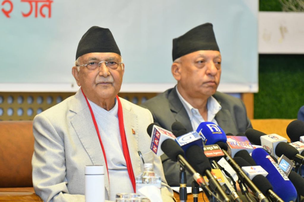 महाधिवेशनपूर्व ओली आज सम्पादकहरूसँग प्रत्यक्ष संवादमा